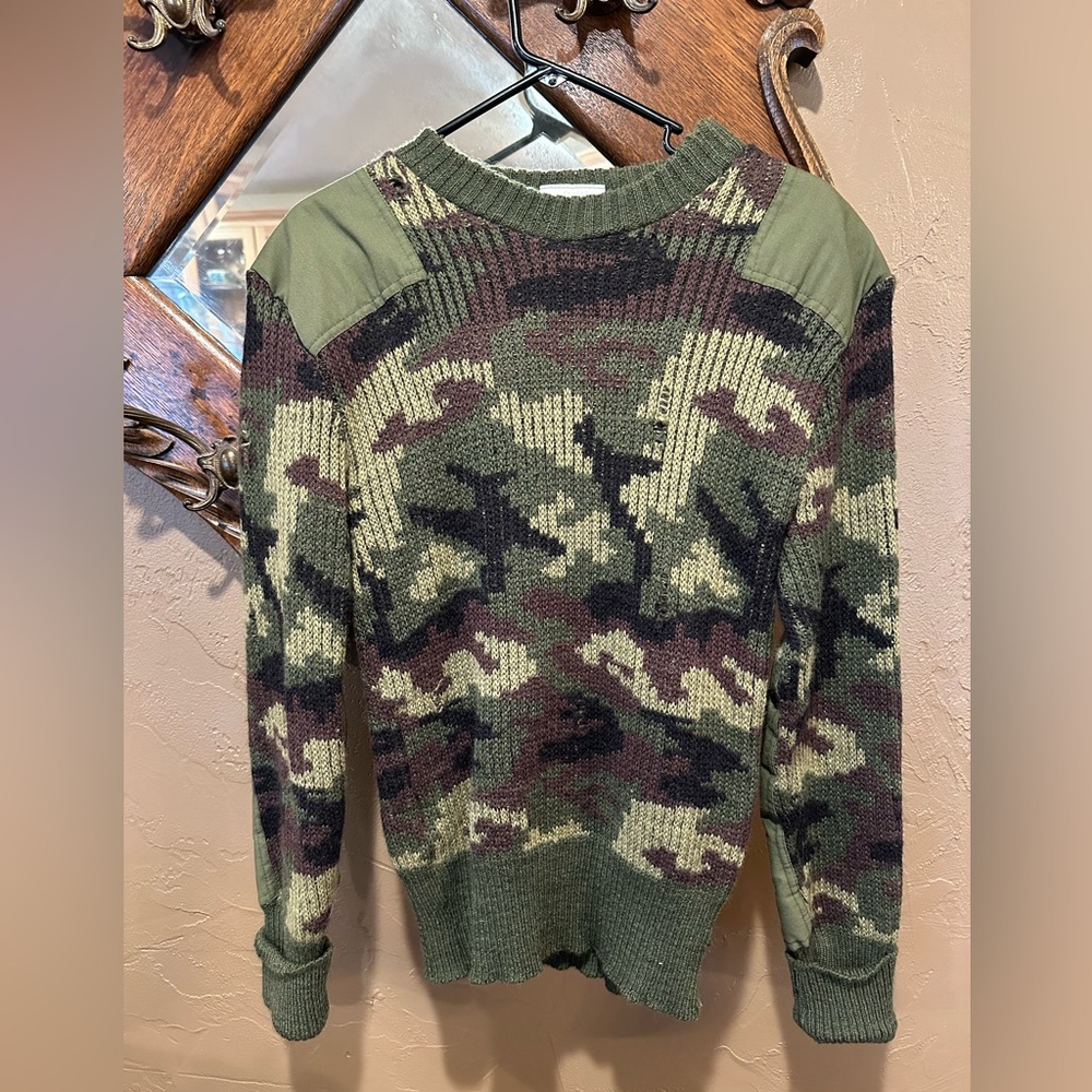 Brigade Quartermasters Wool Sweater Army Camo